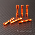 M3X6.3x15 mm Orange Knurled Round Étape Round Standoff pour le drone